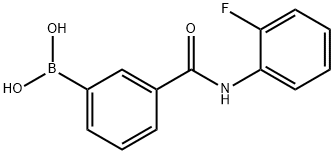 3-(2-플루오로페닐카르바모일)페닐붕소산