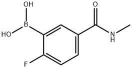 2-FLUORO-5-(METHYLCARBAMOYL)BENZENEBORONIC ACID price.