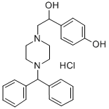 1-피페라진에탄올,4-(디페닐메틸)-알파-(4-히드록시페닐)-,모노염산염