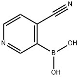 4-CYANOPYRIDIN-3-YLBORONIC ACID Struktur