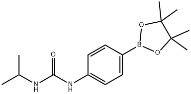 4-[(ISOPROPYLCARBAMOYL)AMINO]BENZENEBORONIC ACID, PINACOL ESTER 98%4-(3-ISOPROPYLUREIDO)BENZENEBORONIC ACID, PINACOL ESTER|4-(3-异丙基脲)苯基硼酸频哪醇酯