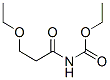 Carbamic  acid,  (3-ethoxy-1-oxopropyl)-,  ethyl  ester  (9CI) Structure