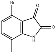 4-溴-7-甲基靛红,874375-17-4,结构式