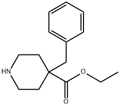 ETHYL 4-BENZYLPIPERIDINE-4-CARBOXYLATE Struktur
