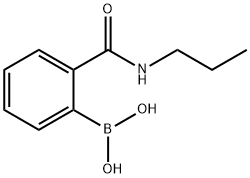 2-(n-丙基氨甲酰基)苯硼酸, 874459-87-7, 结构式