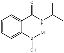 2-(异丙基氨甲酰基)苯硼酸, 874459-88-8, 结构式