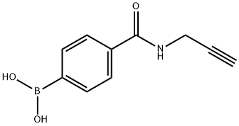 N-Propargyl 4-boronobenzamide Structure