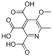 2,3,4-Pyridinetricarboxylic  acid,  5-methoxy-6-methyl- 结构式