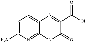 6-AMINO-3-HYDROXY-PYRIDO[2,3-B]PYRAZINE-2-CARBOXYLIC ACID Struktur