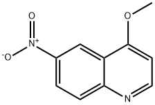 4-METHOXY-6-NITROQUINOLINE 结构式