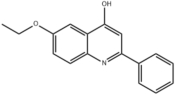 6-ETHOXY-2-PHENYL-4-QUINOLINOL 结构式