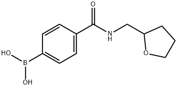 4-((테트라히드로푸란-2-일)메틸카르바모일)-페닐보론산