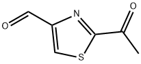 4-Thiazolecarboxaldehyde,  2-acetyl- Structure