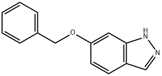 6-BENZYLOXY-1H-INDAZOLE 化学構造式