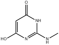 2-(Methylamino)-4,6-pyrimidinediol Structure