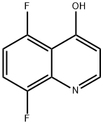 5,8-二氟-4-羟基喹啉,874781-10-9,结构式