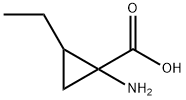 Cyclopropanecarboxylic acid, 1-amino-2-ethyl- (9CI),87480-58-8,结构式