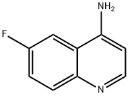 4-AMINO-6-FLUOROQUINOLINE Structure