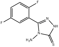 874814-80-9 4-氨基-5-(2,5-二氟苯基)-4H-1,2,4-三唑-3-硫醇