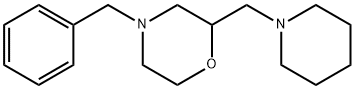 4-BENZYL-2-((PIPERIDIN-1-YL)METHYL) MORPHOLINE Struktur