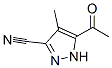 Pyrazole-3-carbonitrile, 5-acetyl-4-methyl- (8CI) 结构式