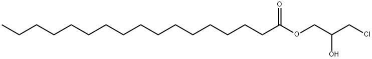 RAC-十六烷酸-2-羟基-3-氯丙酯, 87505-04-2, 结构式