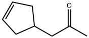 2-Propanone, 1-(3-cyclopenten-1-yl)- (9CI) 结构式