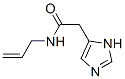 1H-Imidazole-5-acetamide,  N-2-propen-1-yl- 化学構造式