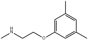 2-(3,5-二甲基苯氧基)乙基](甲基)胺, 875159-76-5, 结构式