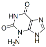1H-Purine-2,6-dione,  3-amino-3,9-dihydro-,875222-16-5,结构式
