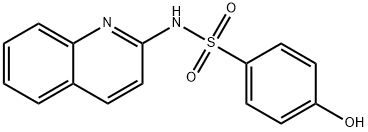 N-(2-Quinolyl)-1-phenol-4-sulfonamide Struktur