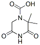 1-Piperazinecarboxylic  acid,  2,2-dimethyl-3,5-dioxo-,875256-25-0,结构式