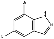 7-溴-5-氯-1H-吲唑,875305-86-5,结构式
