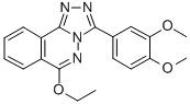 1,2,4-Triazolo(3,4-a)phthalazine, 3-(3,4-dimethoxyphenyl)-6-ethoxy-,87540-49-6,结构式