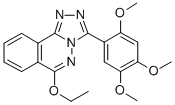 1,2,4-Triazolo(3,4-a)phthalazine, 6-ethoxy-3-(2,4,5-trimethoxyphenyl)- 结构式