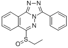 1,2,4-Triazolo(3,4-a)phthalazine, 6-(ethylsulfinyl)-3-phenyl- Struktur