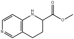 1,6-萘啶-2-羧酸,1,2,3,4-四氢-,甲酯, 875515-01-8, 结构式