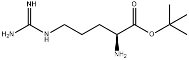 L-精氨酸叔丁酯 结构式
