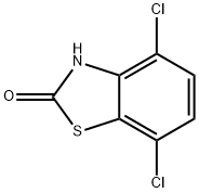 4,7-二氯-2(3H)苯并噻唑酮,87553-89-7,结构式