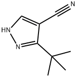 3-tert-butyl-4-cyanopyrazole Structure