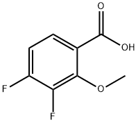 3,4-ジフルオロ-2-メトキシ安息香酸 化学構造式