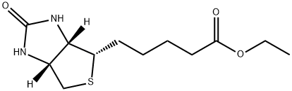 ethyl [3aS-(3aalpha,4beta,6aalpha)]-hexahydro-2-oxo-1H-thieno[3,4-d]imidazole-4-valerate