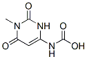 Carbamic  acid,  (1,2,3,6-tetrahydro-1-methyl-2,6-dioxo-4-pyrimidinyl)-  (9CI) 结构式
