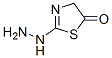 5(4H)-Thiazolone,  2-hydrazinyl- Struktur