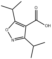 4-Isoxazolecarboxylic  acid,  3,5-diisopropyl-  (7CI) 结构式