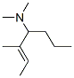 2-Butenylamine,  N,N,2-trimethyl-1-propyl-  (7CI) 结构式