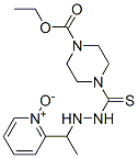 2-[1-[2-[(4-Ethoxycarbonylpiperazin-1-yl)(thioxo)methyl]hydrazino]ethyl]pyridine 1-oxide Structure