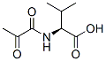 Valine,  N-pyruvoyl-,  DL-  (7CI) Structure