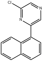 2-CHLORO-6-(1-NAPHTHALENYL) PYRAZINE Structure