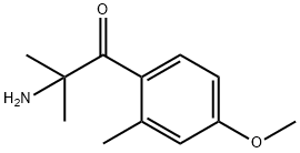 1-Propanone,  2-amino-1-(4-methoxy-2-methylphenyl)-2-methyl- 结构式